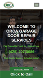Mobile Screenshot of orcagaragedoor.com